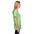 thumbnail image 2 of Hanes T-Shirt Col en V pour Femmes X-Temp, S, Néon Lime Chiné, 2 of 3
