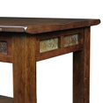 thumbnail image 5 of Leick Furniture Slatestone Table d'Appoint de Rangement en Bois, Fini Chêne Rustique, 5 of 5