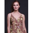 thumbnail image 3 of Bimba Robe Longue Maxi à Bretelles Spaghetti Ajustables à Imprimé Floral Tenue de Plage d'Été-Xxx-Grand, 3 of 6