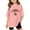 Pink, variant on GDREDA Canada Day Flag Print Children Kids Girls Short Sleeve T Shirts Kids Summer Oversized Tops Casual Crewneck Basic Tees