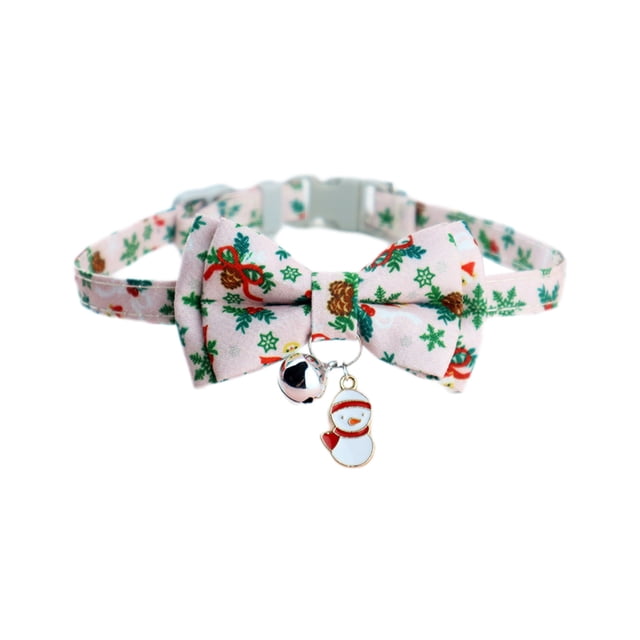 Cadeaux de Noël pour Chat Collier Nœud pour Chat de Noël - 1 Paquet Collier Nœud pour Chaton de Noël Collier pour Chat de Noël Collier pour Chat de Noël