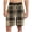 Khaki, variant on Mens Summer Pants Lightweight Casual Cotton Half Shorts, Solid Color Sleepwear and Loungewear Pants