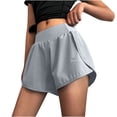 thumbnail image 1 of Timegard Athletic Shorts for Women High Waist Side Split Loose Lightweight Workout Running Shorts, 1 of 5