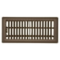 thumbnail image 2 of Imperial 4" x 10" Chocolate Steel Floor Register, Louvered, 1-pk, 2 of 7