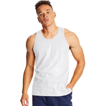 Hanes Mens X-Temp Performance Tank 2-Pack, 3XL, White