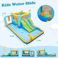 thumbnail image 4 of Costway Inflatable Water Slide Giant Kids Bounce House Park Splash Pool without Blower, 4 of 10