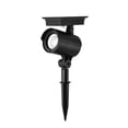 thumbnail image 1 of Mainstays Solar Powered Black LED Landscape Spot Light, 60 Lumens, 1 of 7