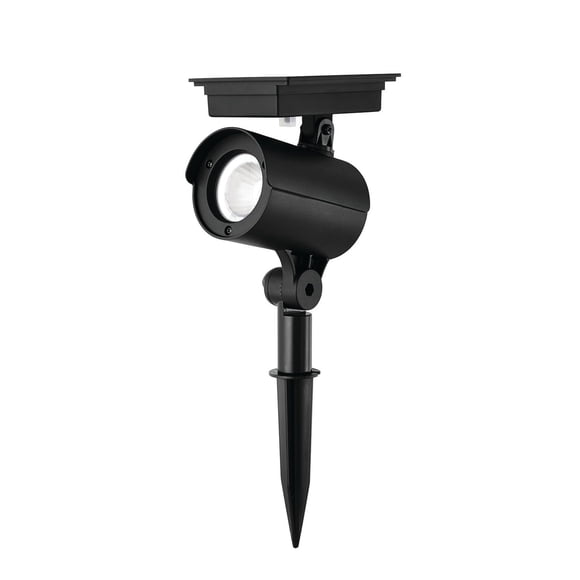 Projecteur de paysage LED noir à énergie solaire Mainstays, 60 lumens (2 paquet)
