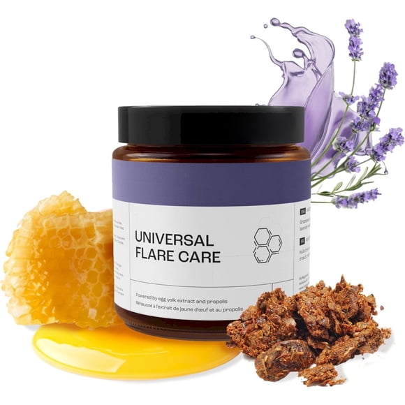 My Magic Healer Universal Flare Care, Natural Solution for Skin Issues, Propolis & Egg Yolk Extract for Cysts, Hidradenitis Suppurativa & More, 2oz