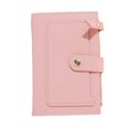 thumbnail image 1 of Card Holder Pouch Women Purse Versatile Women‘s Purse with Button Closure Solid Color Card Holder Wallet Portable Changes, 1 of 5