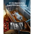 thumbnail image 2 of eufy C10 Baby Monitor Add-On Camera, 2K HD Resolution, 4× Zoom, 351° Pan and 60° Tilt, Motion/Cry/Noise/Temperature Changes, 2-Way Talk, VOX, White Noise, Night Vision, 2 of 6