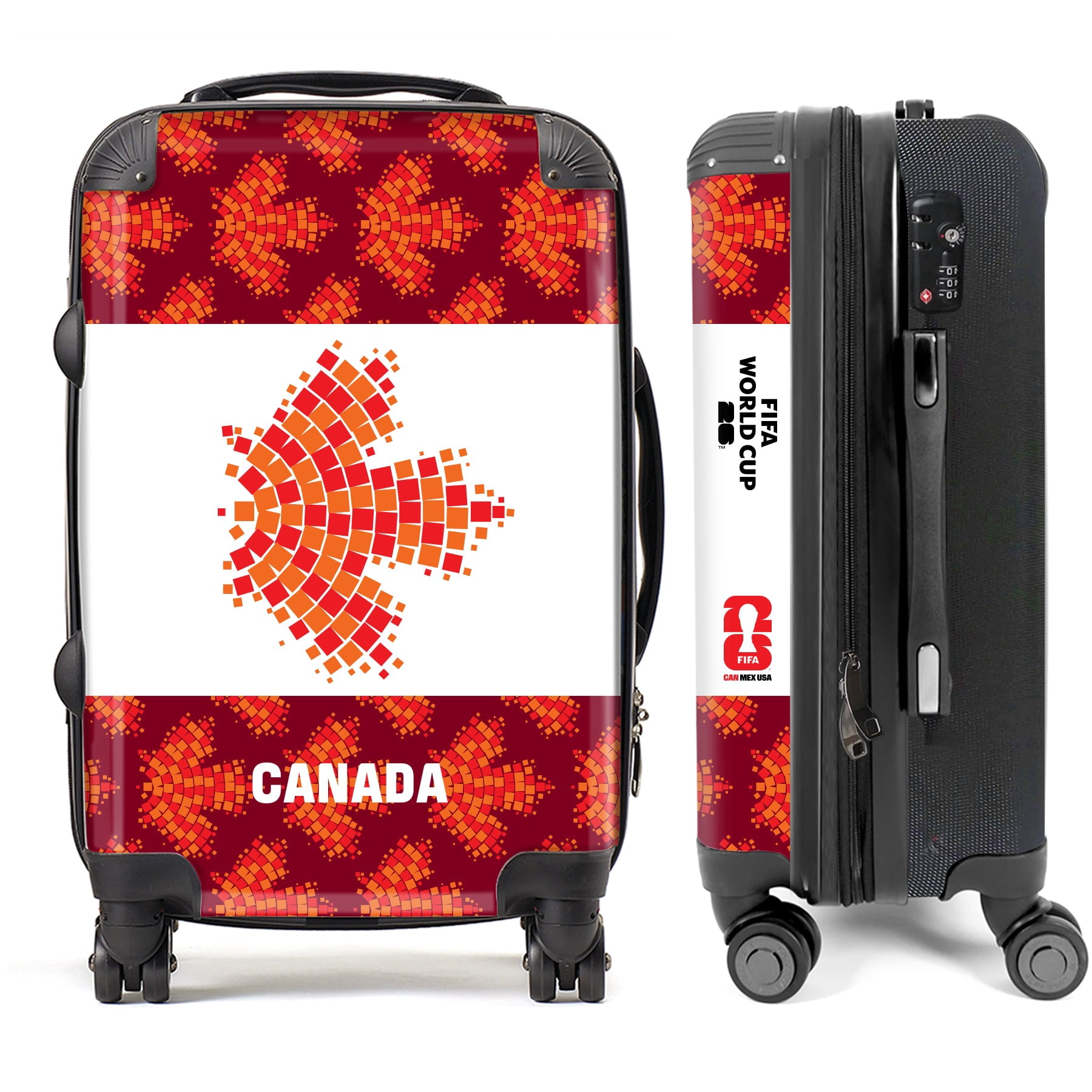 Canada3 FIFA World Cup 2026™ Carry On 20” Spinner Suitcase with TSA Lock