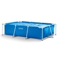 thumbnail image 1 of Intex 9.8' x 29.5" Rectangular Frame Above Ground Outdoor Backyard Swimming Pool, 1 of 10