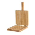 thumbnail image 4 of Luzkey Wooden Press Dumpling Dough Maker, Manual Wooden Tortilla Press Dough Presser for Home Chapati Kitchen Tortillas Restaurant Brown, 4 of 8