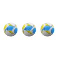 thumbnail image 3 of Decodeary PVC Soccer Balls For Teamwork And Fun Practice Sessions Durable Competitive Football Goal Ball Soccer Training light blue No.4 3Set, 3 of 6