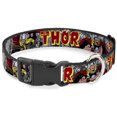 thumbnail image 1 of Buckle-Down Cat Collar Breakaway The Mighty Thor Action Poses 8 to 12 Inches 0.5 Inch Wide, 1 of 6