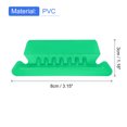 thumbnail image 2 of Uxcell Hanging File Folder Tabs, 2 Inch File Folder Tabs and Inserts Plastic Clear File Folder Labels Filing Tabs for Hanging File Folders, Green, 50 Pcs, 2 of 7