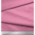 thumbnail image 3 of Soimoi Poly Georgette Fabric Leaves & Rose Floral Fabric Prints By Yard 52 Inch Wide, 3 of 3