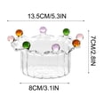 thumbnail image 2 of High Borosilicate Glass Dessert Bowl, Microwave-Safe Yogurt/Oatmeal Container, Shatterproof Serving Dish, Colorful Party Tableware, Dishwasher-Friendly, 2 of 2