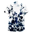 thumbnail image 5 of Cameland T-Shirt à Manches Courtes Décontracté d'Été pour Femmes, à Boutons, Col Rond, Chandail Blouse Hauts, 5 of 5