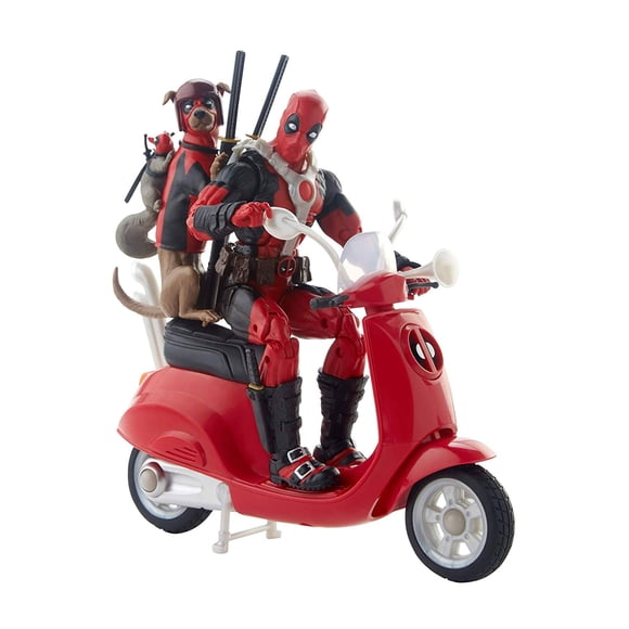 Marvel Legends Series Deadpool Corps Comics Collectible 6 Inch Action Figure & Vehicle, Includes Dogpool & Squirrelpool