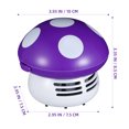 thumbnail image 2 of EXHUMKY Aspirateur de Table Mini en Forme de Champignon ABS Miettes Nettoyage 1 Ensemble, 2 of 6