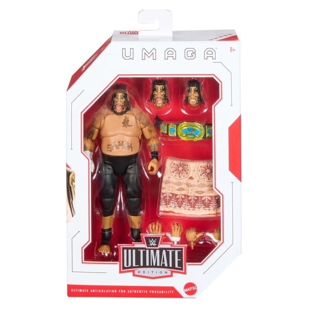WWE Ultimate Edition Umaga Action Figure & Accessories Set, 6-inch