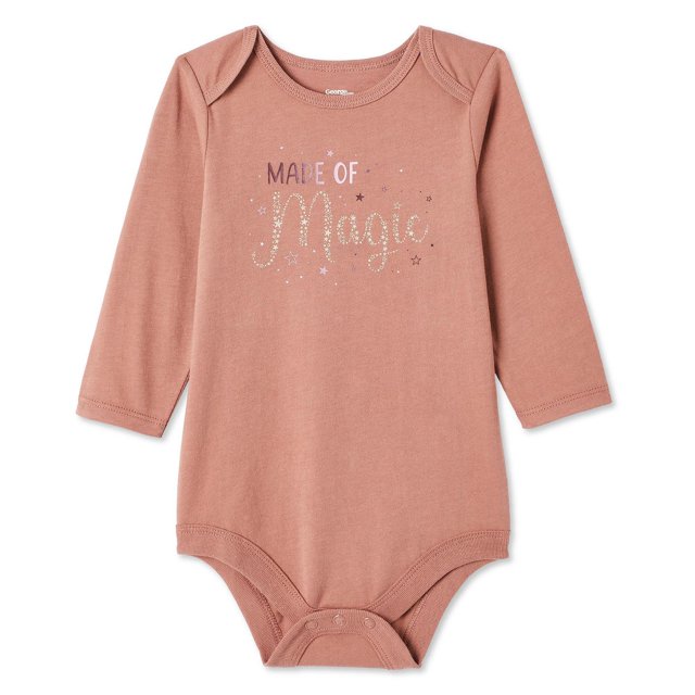 Cache-couche à manches longues George pour bébés filles