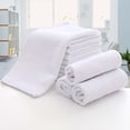 thumbnail image 4 of Fiudx Ultrafine Fiber White Towel Set - 10 Pack Disposable Face Cloths, Hand Towels & Multi-Purpose Cleaning Cloths with Excellent Absorption & Durability, 4 of 7