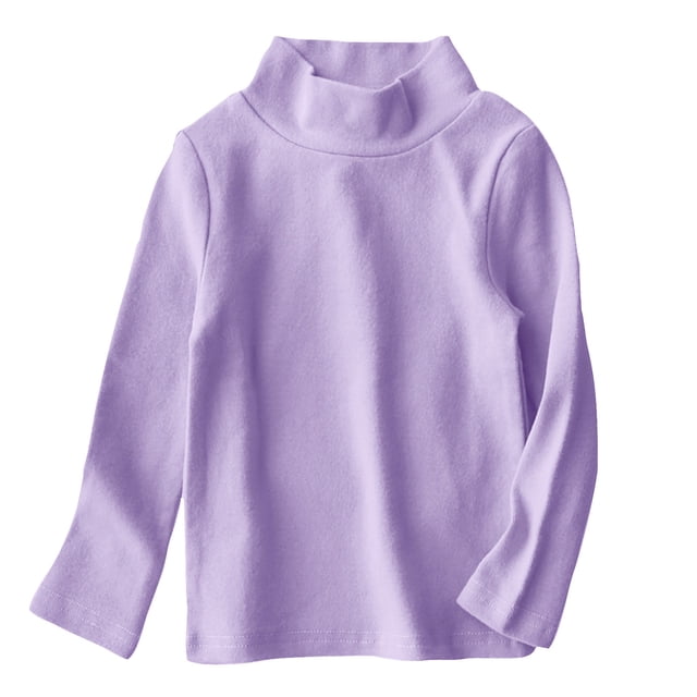 DPTALR Chemises pour Enfants Garçons Filles Couleur Unie Col Rond Manches Longues