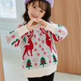 thumbnail image 4 of Chandail de Noël pour Bébé Tenue de Renne pour Tout-Petit Vêtements Rouges, 4 of 6