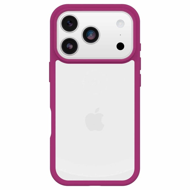 OtterBox Étui Profil Rose Cristal (Rose) pour iPhone 17 Pro, Étui Rigide Ultra Mince avec Bords Adhérents Rose Doux s'Adaptant Précisément à un iPhone 17 Pro Blanc, avec Découpes pour les triple Objectifs de Caméra et le flash, compatible avec la Recharge Sans Fil et Conçu pour un Glissement Facile dans la Pochette, Convient Aussi pour Protéger les Téléphones pendant les Activités Extérieures.