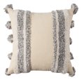 thumbnail image 1 of Sumhomie Housses de Coussin à Pompons, Housse de Coussin Carrée Shaggy 18"x18 Pouces, 1 of 1