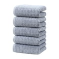 thumbnail image 2 of 5 Pack - Towel Set - Soft Polyester Fabric, Quick Drying & Absorbent, Spa Quality, Hotel Style Collection, Beige, JKODE, 2 of 9