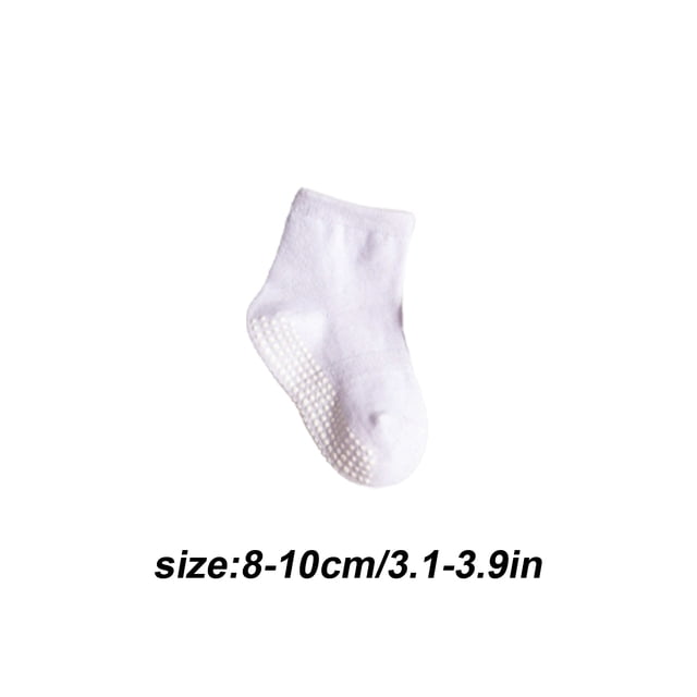 6 Pieces Kids Stockings Socks with Nice Elasticity Comfortable Wearing Simple Style Good Craftsmanship Hose Keep Crawing medium white 8-10