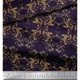thumbnail image 2 of Soimoi Rayon Fabric Filigree Damask Printed Fabric 1 Yard 56 Inch Wide, 2 of 3