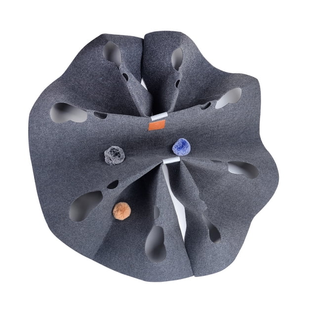 tredstone Comfortable And Soft Play Mat For Beloved Pet Cat Durable And Long-lasting Circular gray 100cm*100cm