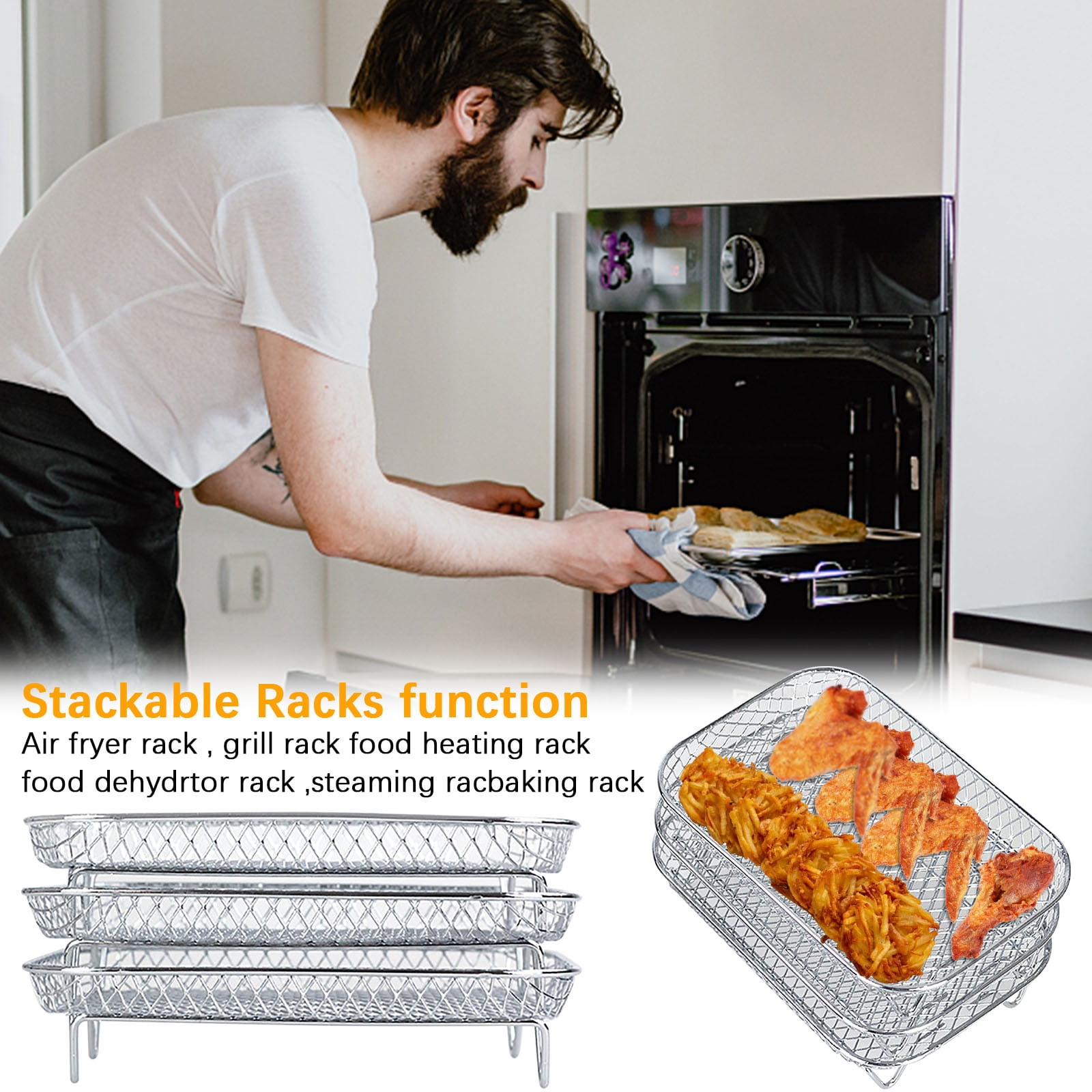 Vaidha Fryer Basket, Fryerair Fryer Toaster Oven Accessories For Toaster Oven, With Fryer Basket Replacement