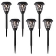 thumbnail image 1 of Mainstays Solar Powered Black Lattice Pathway and Landscape Set, 8 Lumens (6-pack), 1 of 9