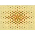 thumbnail image 1 of Ahgly Company Machine Washable Indoor Rectangle Transitional Sun Yellow Area Rugs, 2' x 3', 1 of 7
