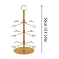thumbnail image 2 of Tier Modern Bottle And Glass Display Rack Storage Holder Organizer For Kitchen Bar Countertop, 2 of 3