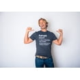 thumbnail image 3 of Mens Funpa Definition T shirt Funny Grandpa Gift Fathers Day Papa Graphic Tee (Black) - S, 3 of 4