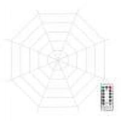 MesaSe Halloween Decor Halloween Led Net Light Reusable 360CM Porch Yard Bar Haunted House Window Decor