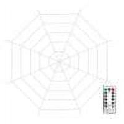 MesaSe Halloween Decor Halloween Led Net Light Reusable 360CM Porch Yard Bar Haunted House Window Decor