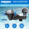 thumbnail image 2 of Swimline HydroTools HydroFlo 1,0 HP 2 Vitesses Pompe de Piscine à Éjection Verticale, 2 of 11