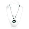 thumbnail image 1 of New York Jets Mardi Gras Beads with Medallion, 1 of 1
