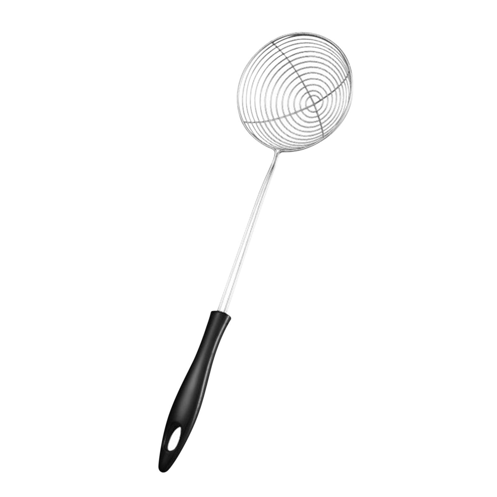 Stainless Steel Small Line Leakage Hot Pot Dumpling Ball Filter Fence Leakage Spoon Milk Tea Shop Pearl Filter Spoon Kitchen Supplies（2PC）