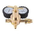 thumbnail image 4 of Nitrogen Regulator, Nitrogen Regulator Dual Gauge Gas Air Pressure Regulator 0-800 PSI Delivery Pressure Brass Inlet Outlet, Welding Gas Regulators, 4 of 8