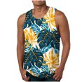 thumbnail image 1 of LSLJS Débardeur Estival à Fleurs Hawaïennes pour Homme Nouvelle Mode Décontractée Imprimé Sport à Col Rond Débardeurs, 1 of 4