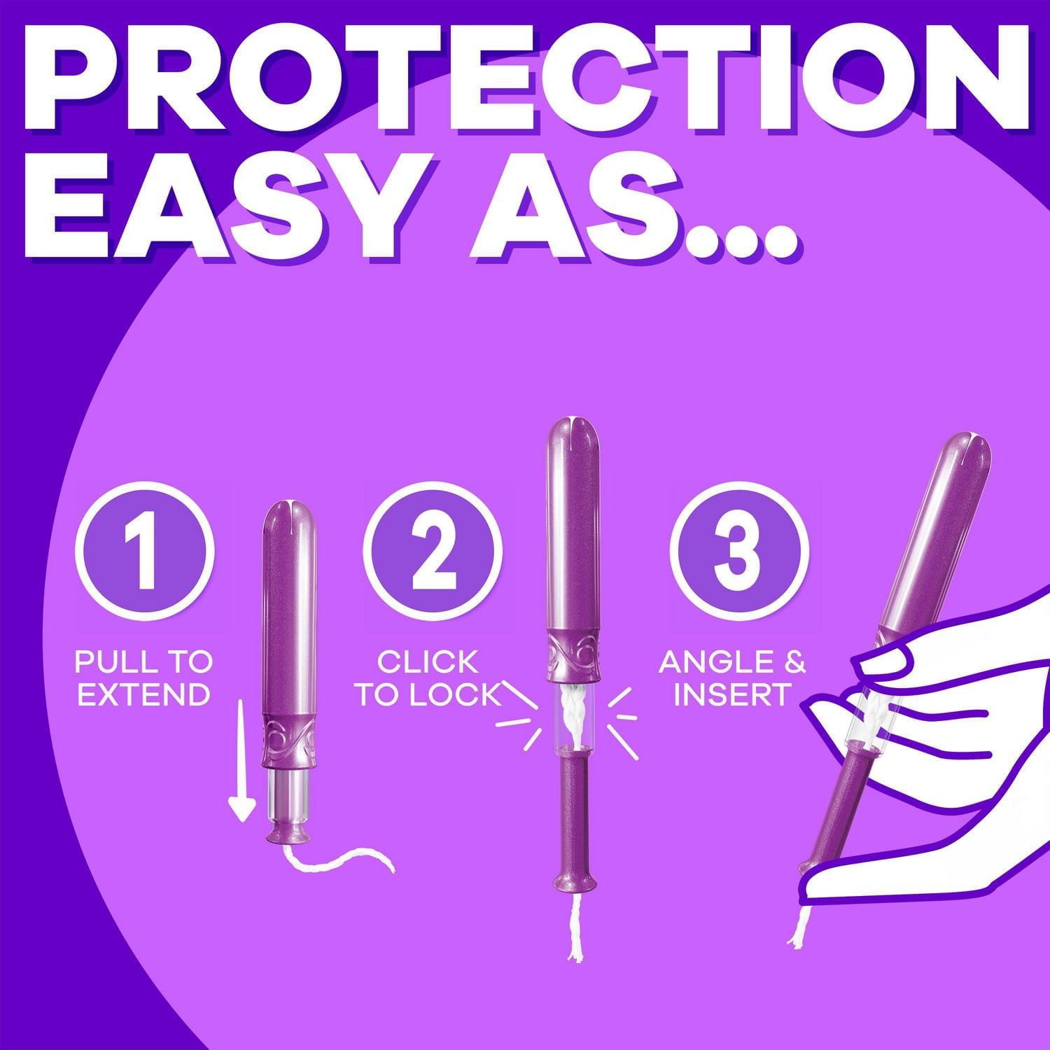 Tampax Compact Radiant Tampons, avec Tresse LeakGuard & Applicateur Extensible, Absorption Super, Non Parfumés